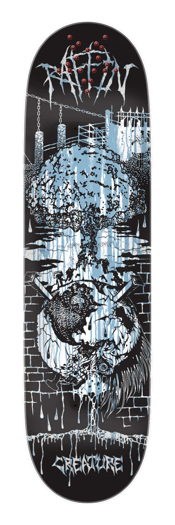 Creature Raffin BLK MTL Deck 8.53"
