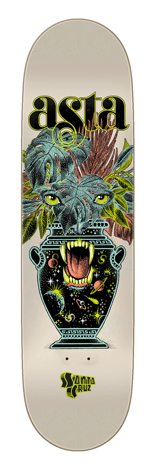Santa Cruz Asta Cosmic Eyes Twin Tip Deck 8.2"