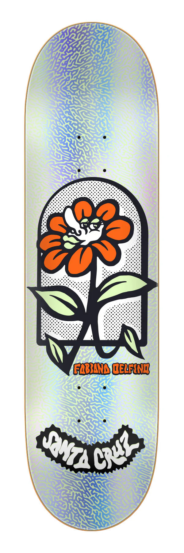 Santa Cruz Delfino Flower Frame Deck 8.0"