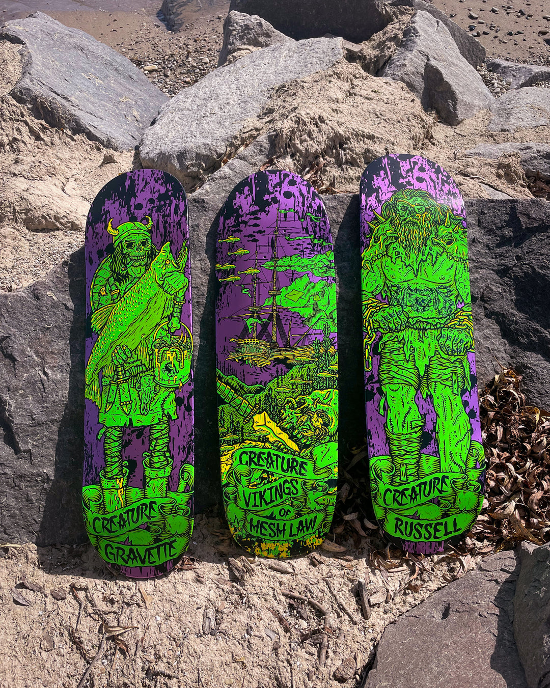Creature Gravette Vikings of Hesh Law XX Pro Deck 8.3"