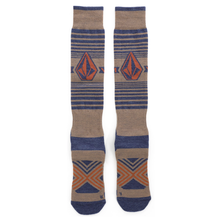 Volcom Horizon Wool Blend OTC Sock Chestnut/Brown