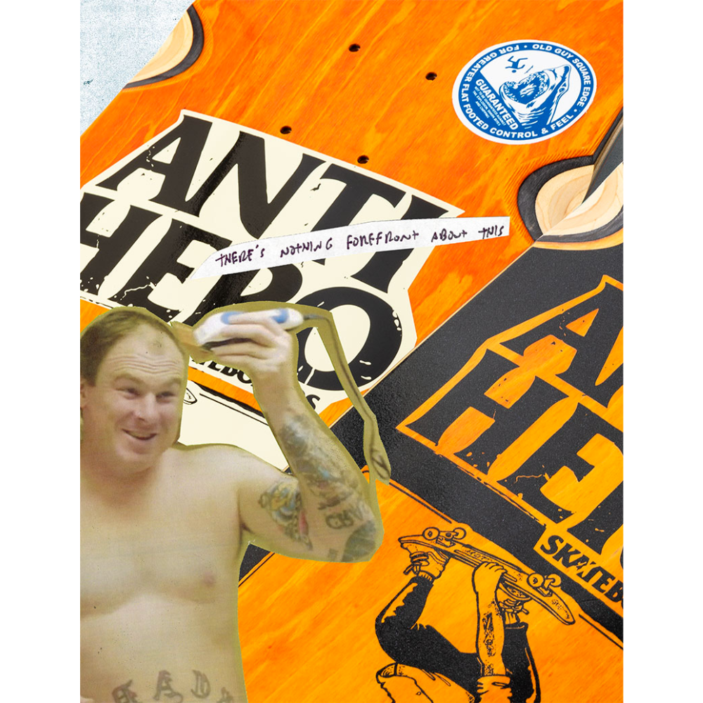 Anti-Hero Skate Shop Day 2025 Grosso Orange Fade Deck 9.25"