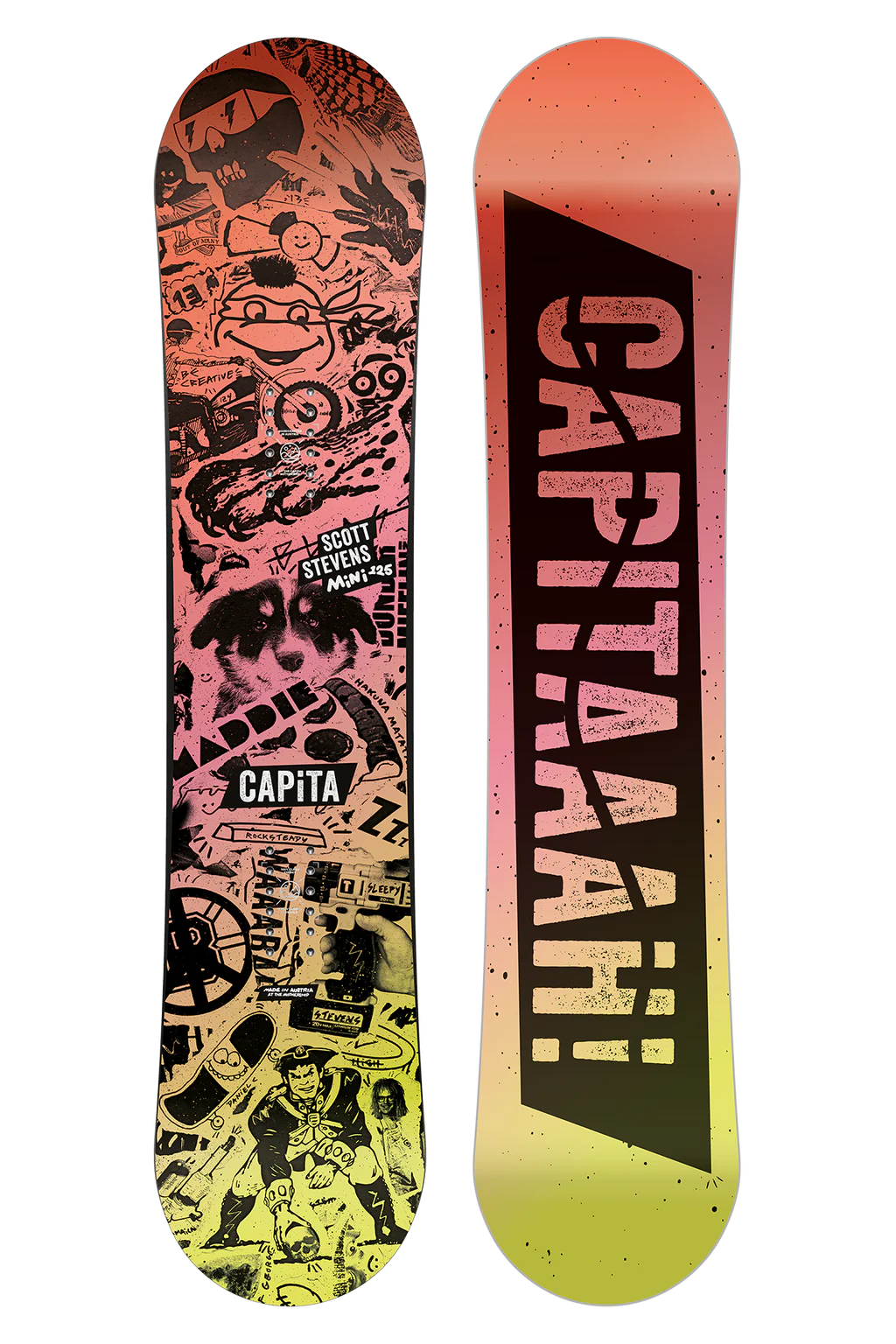 Capita Scott Stevens Kids Mini Snowboard – Eastern Boarder Capita Scott Stevens Kids Mini Snowboard – Eastern Boarder