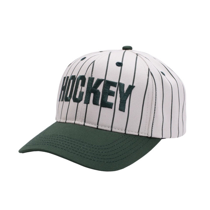 Hockey Pinstriped Hat Cream/Green