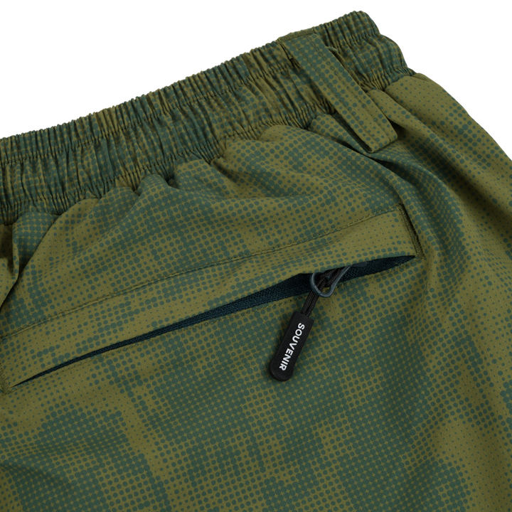 Souvenir Parachute Snowboard Pant Army Blotch Print
