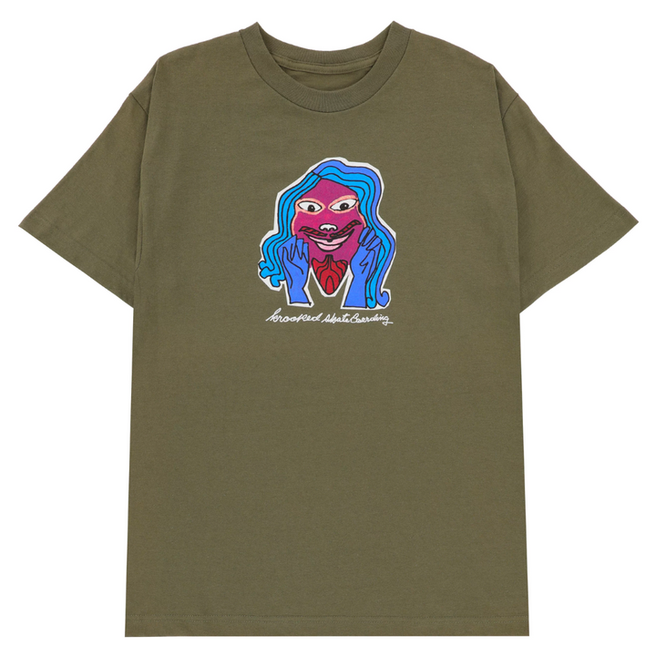 Krooked Gaze T-Shirt Military Green