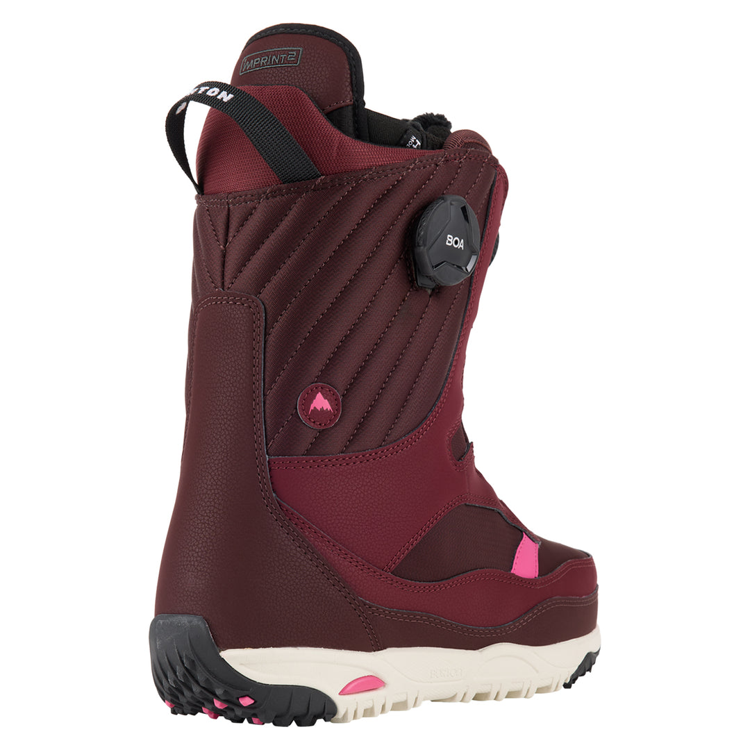 Burton Limelight BOA Womens Snowboard Boots Almandaine/Stout White 2024