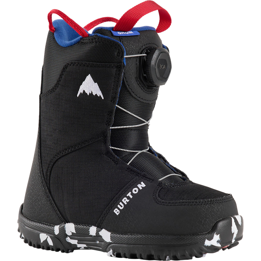 Burton Kids Grom BOA Snowboard Boots Black