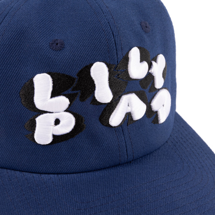 Lily Pad Mag 6 Panel Custom Unstructured Hat Navy
