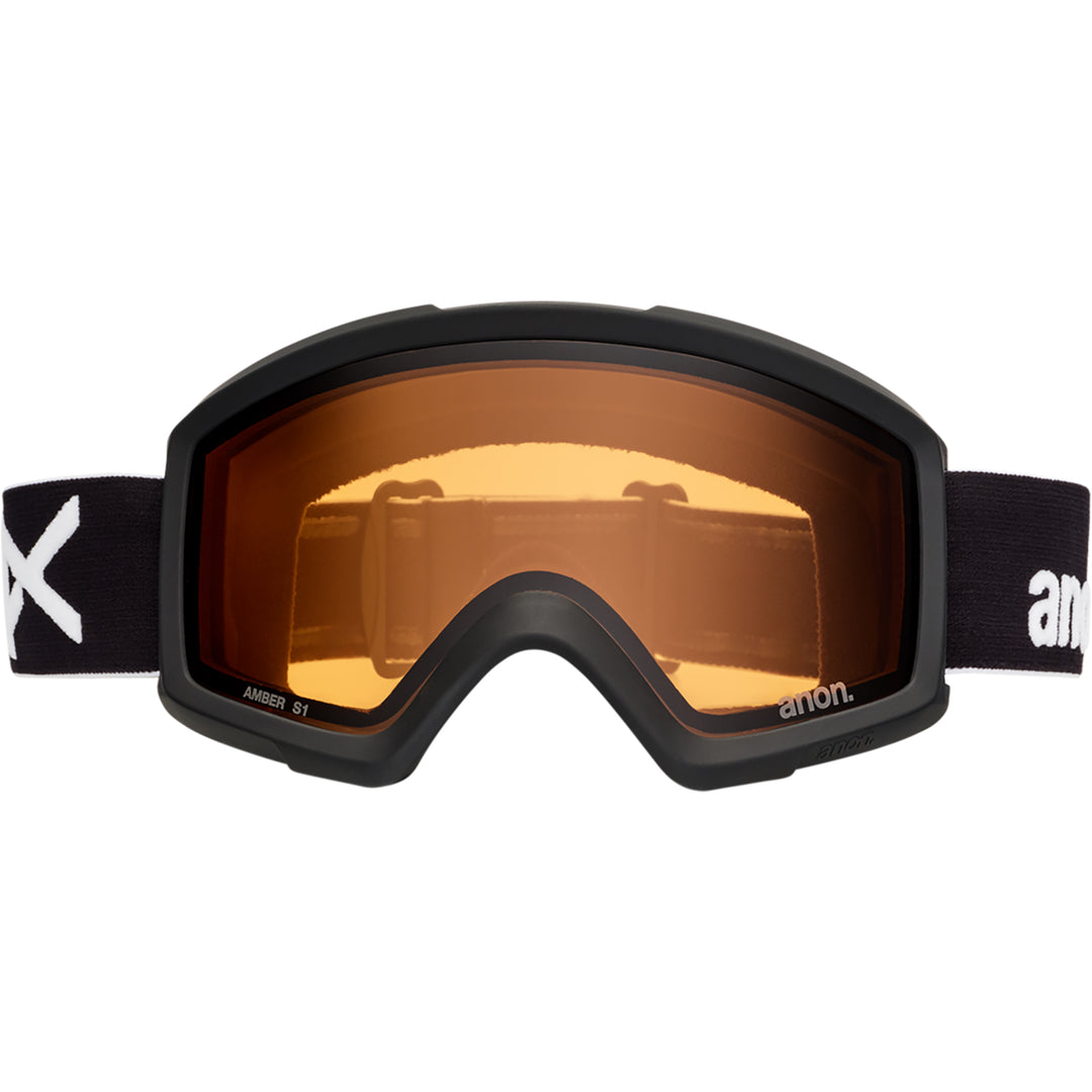 Anon Helix 2.0 Non Mirror Snowboard Goggles Black/Amber