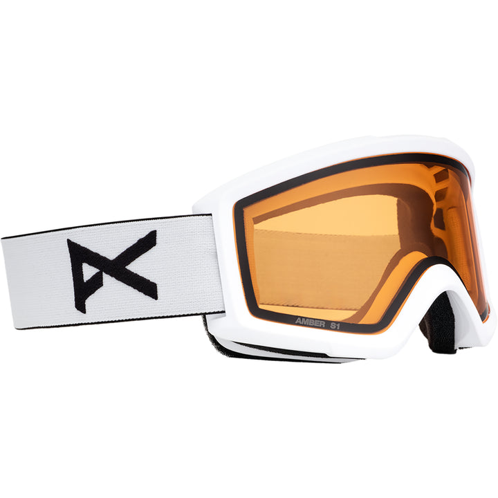 Anon Helix 2.0 Non Mirror Snowboard Goggles White/Amber