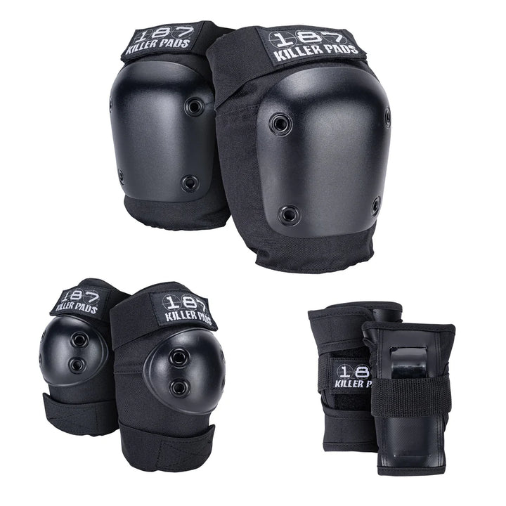 187 Killer Pads Junior 6 Pack Black