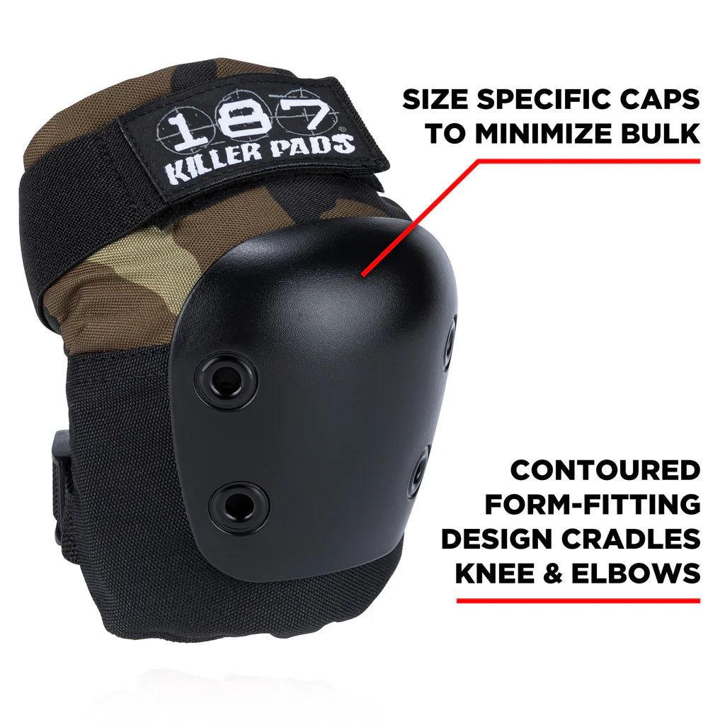 187 Killer Pads Junior 6 Pack Camo