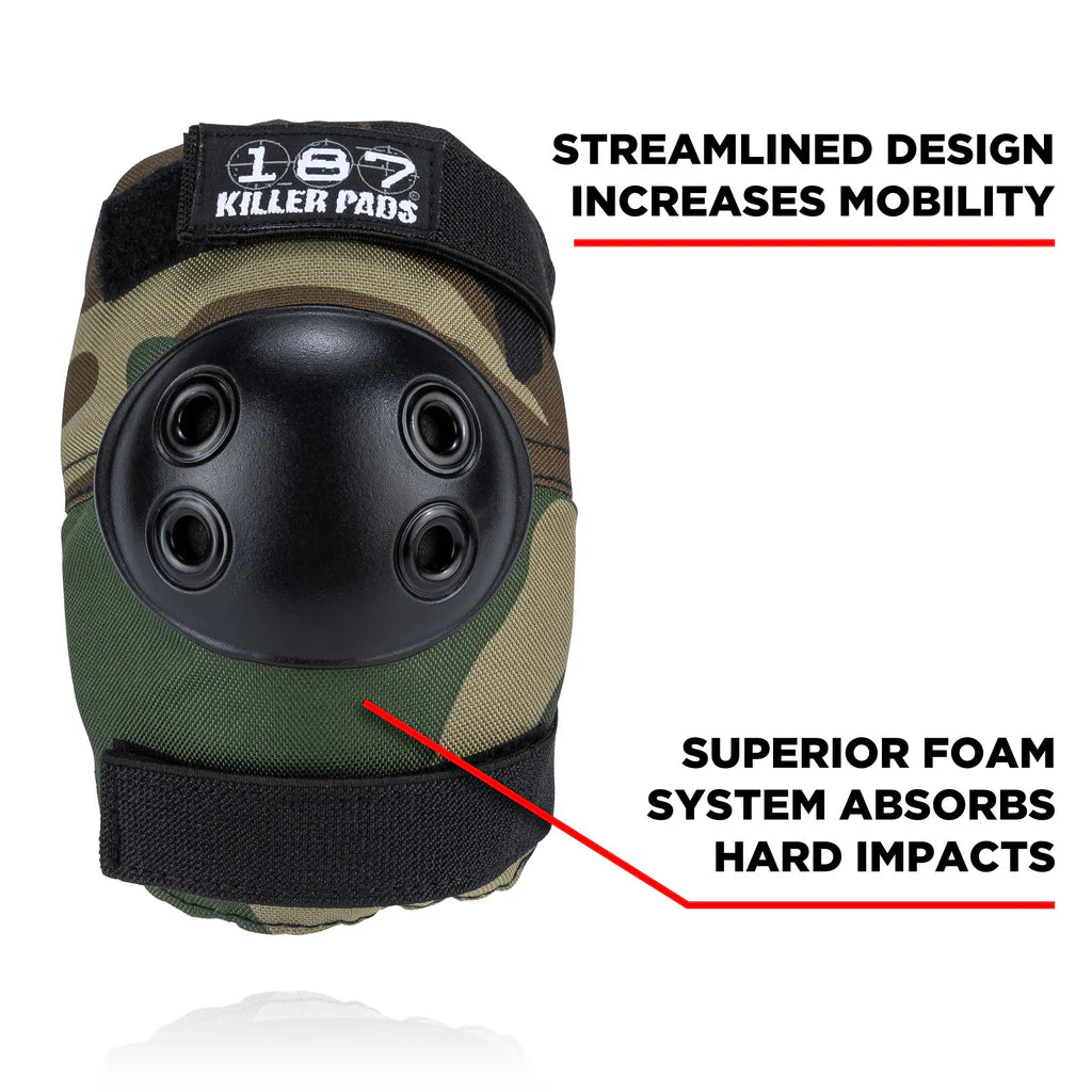 187 Killer Pads Junior 6 Pack Camo