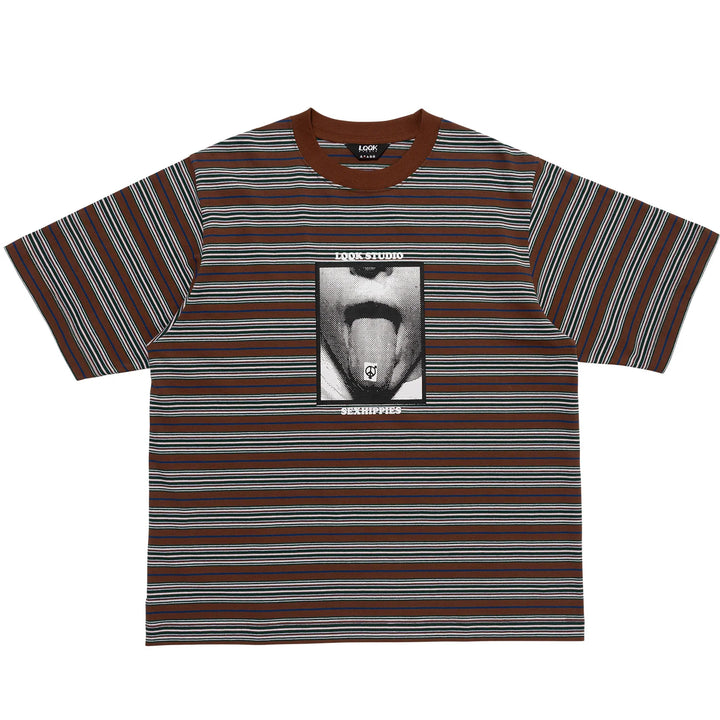 Sex Hippies Lqqk Studio Collab Multi Border Tee