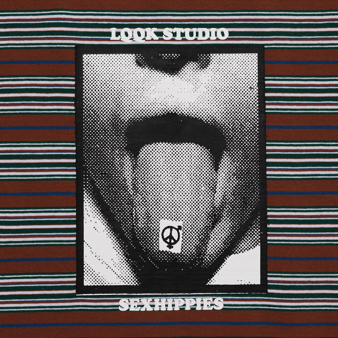 Sex Hippies Lqqk Studio Collab Multi Border Tee