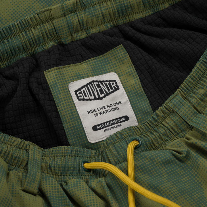Souvenir Parachute Snowboard Pant Army Blotch Print