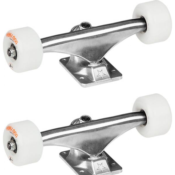 Mini Logo Raw Trucks/53mm White 101a Wheels Combo 8.00" (Set of Two)