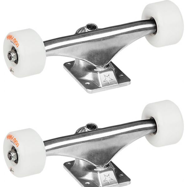 Mini Logo Raw Trucks/53mm White 101a Wheels Combo 8.38" (Set of Two)