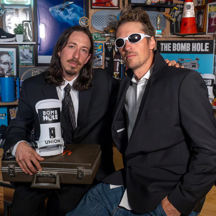 Union x Bomb Hole Force Classic Snowboard Bindings - White