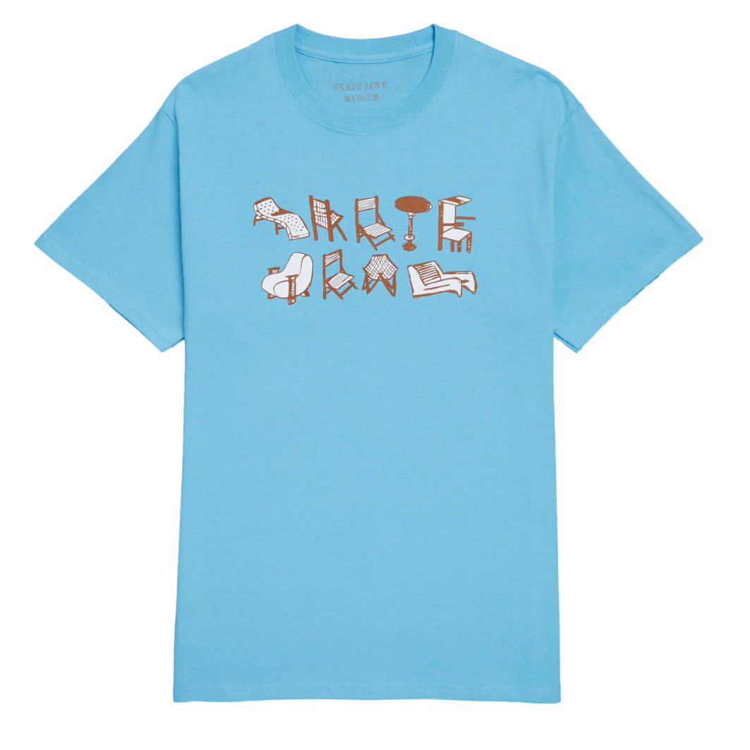 Skate Jawn Chairs T-Shirt Blue