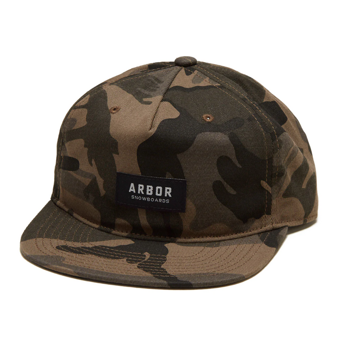 Arbor Koa Snapback Hat Camo