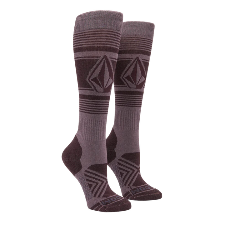 Volcom Women's Stone Lines OTC Sock Lavender