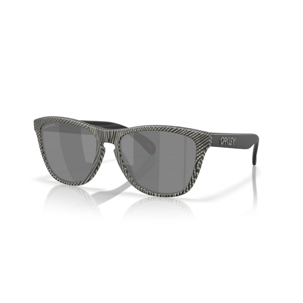 Oakley Frogskins Sunglasses Matte Grey Ink Fingerprint (Prizm