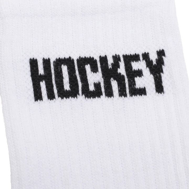 Hockey Logo Socks White