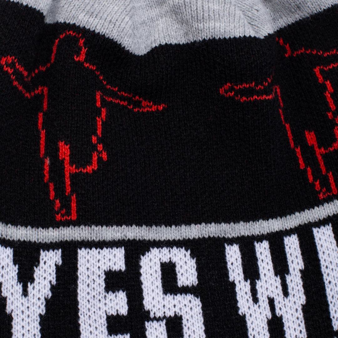 Hockey Eyes Without A Face Beanie Grey