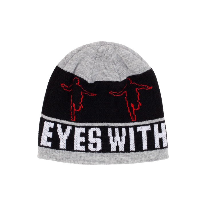 Hockey Eyes Without A Face Beanie Grey