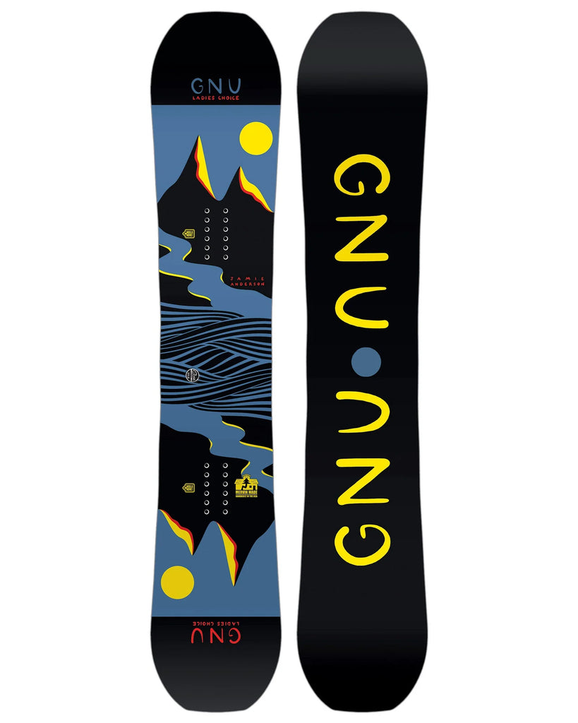 スノーボード GNU LADIES CHOICE 148.5 Gnu Ladies Choice Women's Snowboard – Eastern Boarder