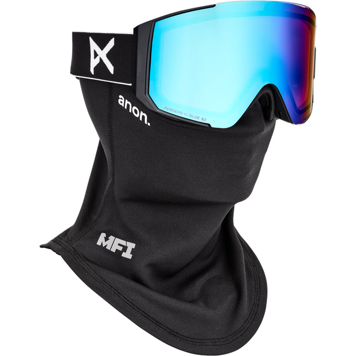 Anon Sync Snowboard Goggles Black/Perceive Variable Blue + MFI Facemask