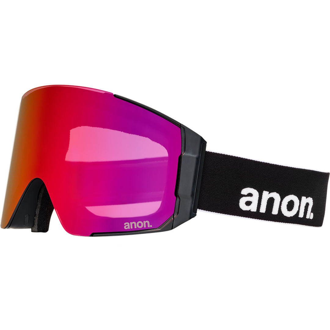 Anon Sync Snowboard Goggles Black/Perceive Sunny Red + MFI Faskmask