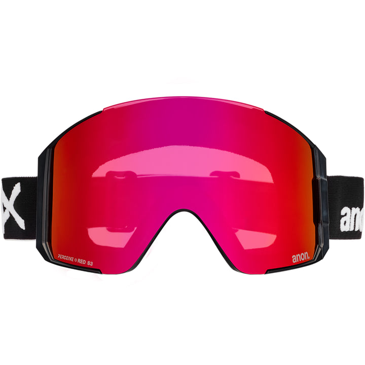 Anon Sync Snowboard Goggles Black/Perceive Sunny Red + MFI Faskmask