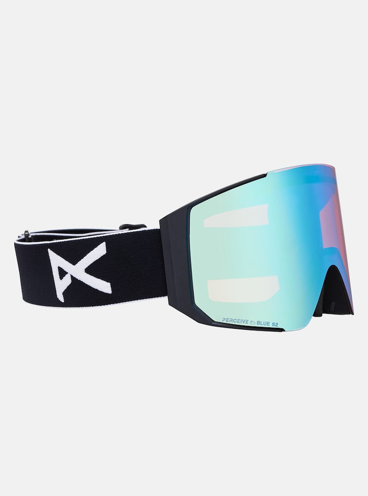 Anon Sync Goggles + Bonus Lens + MFI® Face Mask - Black + Perceive Variable Blue