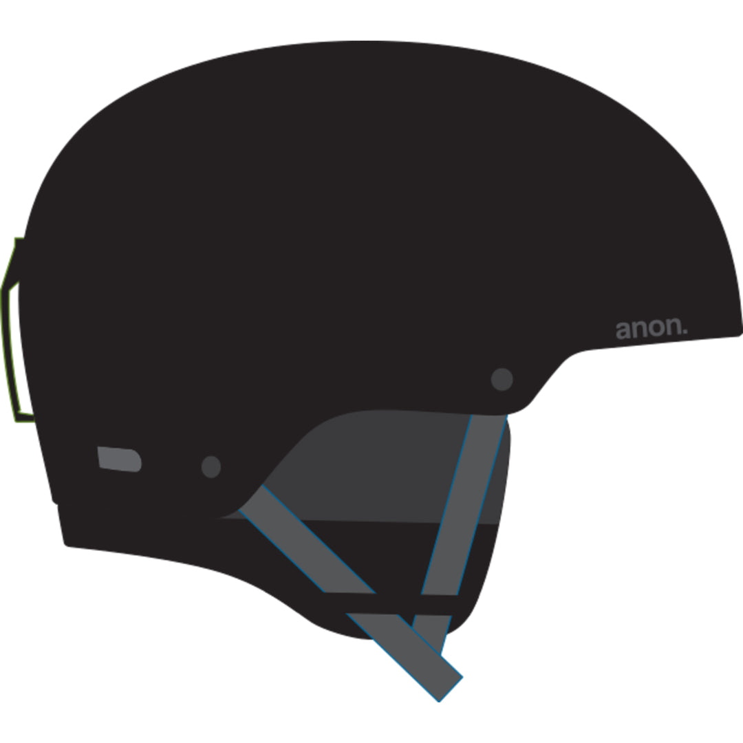 anon rime snowboard helmet youth youth Anon Rime 3 Kids Snowboard Helmet Black – Eastern Boarder