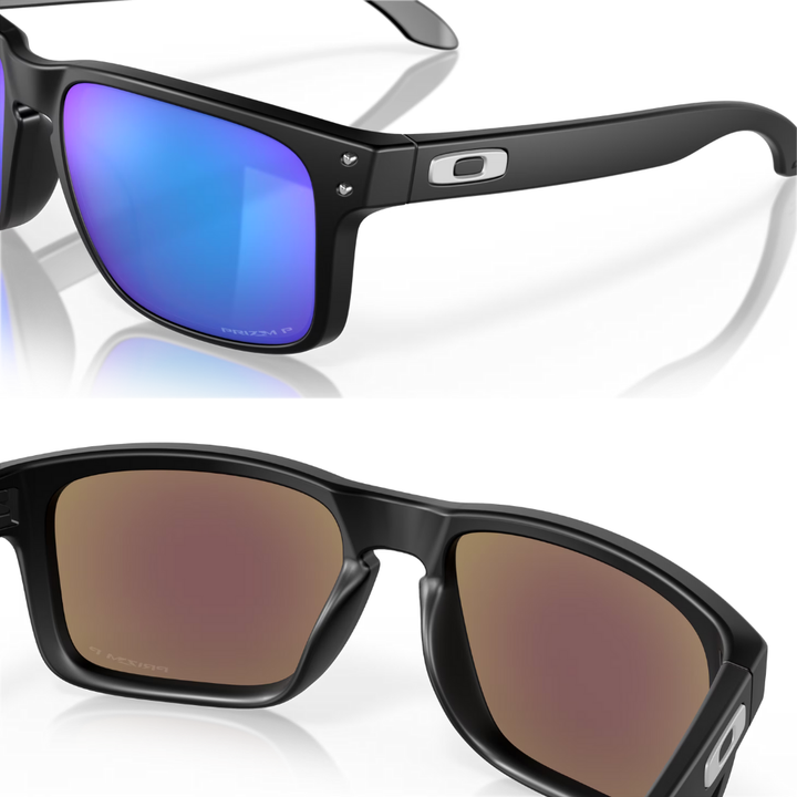 Oakley Holbrook Sunglasses Matte Black (Prizm Sapphire Polarized)