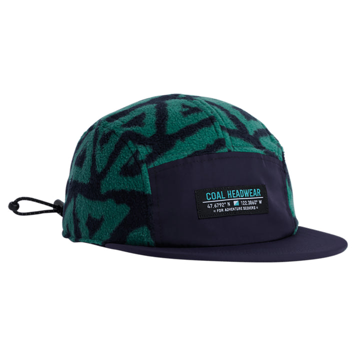 Coal Bridger Fleece 5 Panel Cap Mint Geo