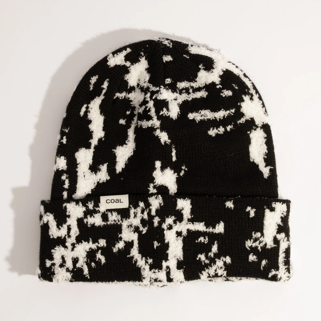 Coal Artefact Beanie Black / White