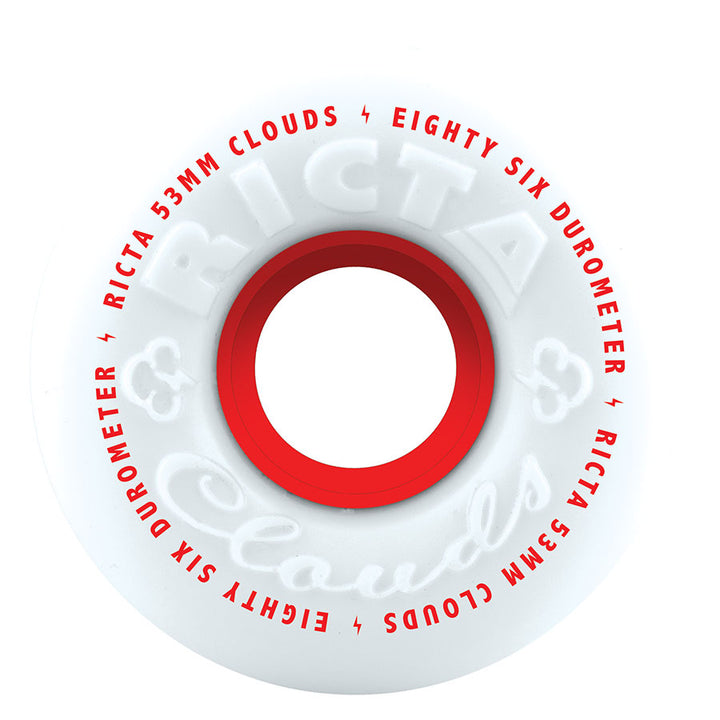 Ricta Clouds Red Wheels 86a 53mm