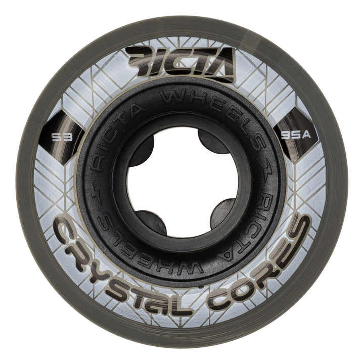 Ricta Crystal Cores Clear Black Wheels 95a 53mm