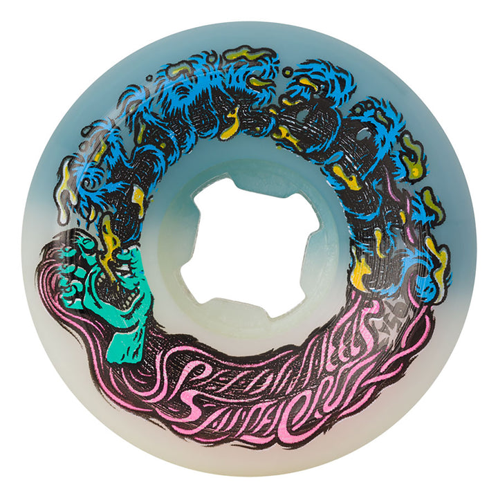 Slime Balls Hairballs 50-50 Teal Wheels 95a 54mm