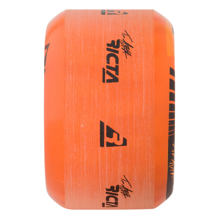 Ricta Asta Speedrings Clear Orange Slim Wheels 95a 53mm