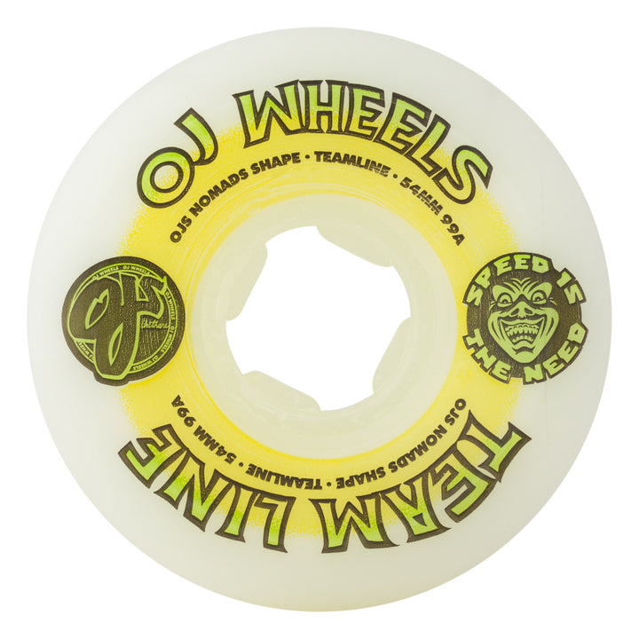 OJ Team Line Original White Yellow/Green Nomads 99A 54mm