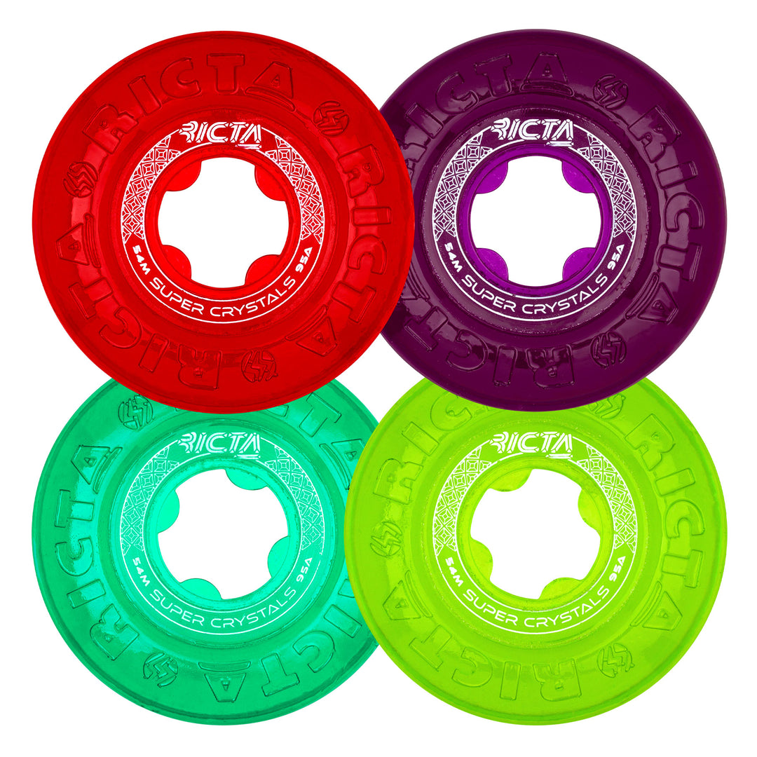 Ricta Super Crystals Multi Color Wheels 95a 54mm