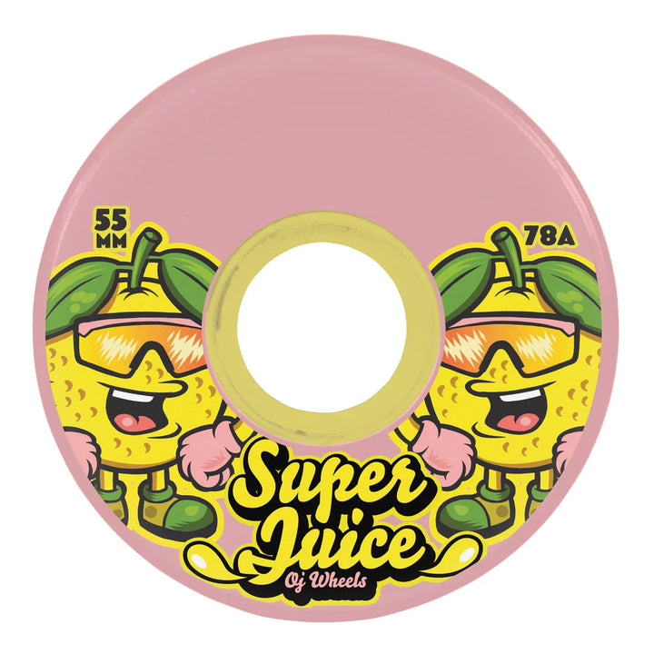 Paloma Pink Mini Super Juice 78a OJ Skateboard Wheels 55mm 78a
