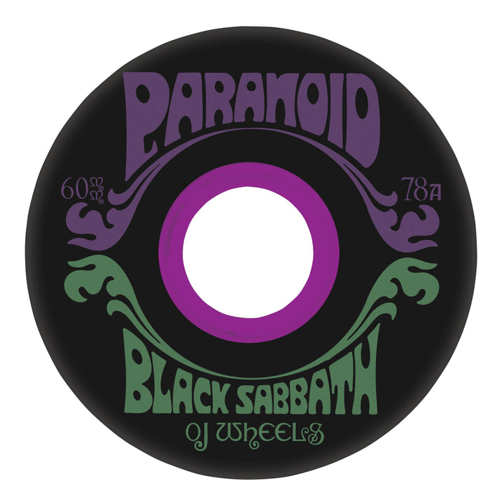 OJ x Black Sabbath Paranoid Super Juice 60mm 78a Wheels