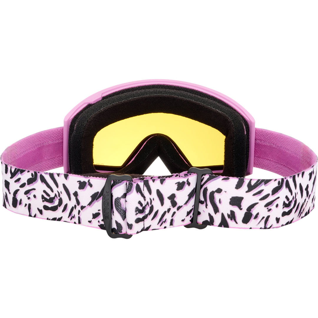 Anon Tracker 2.0 Leopard Pink Snowboard Goggles Pink Amber + MFI Facemask