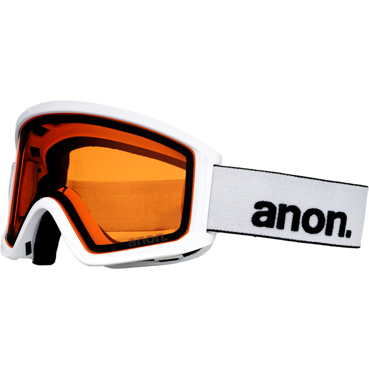 Anon Tracker 2.0 Snowboard Goggles White/Amber + MFI Face Mask